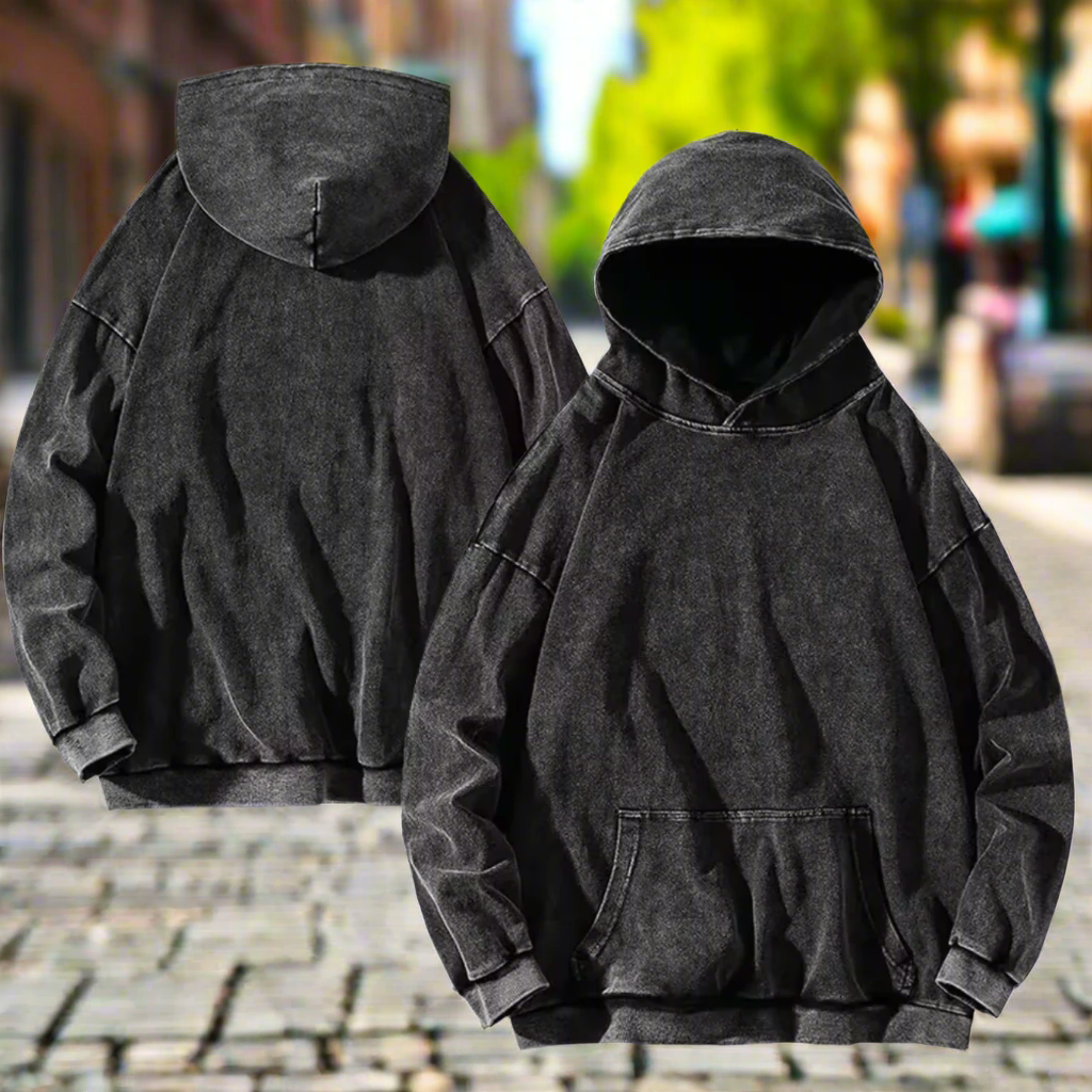 Vintage washing sweatshirt
