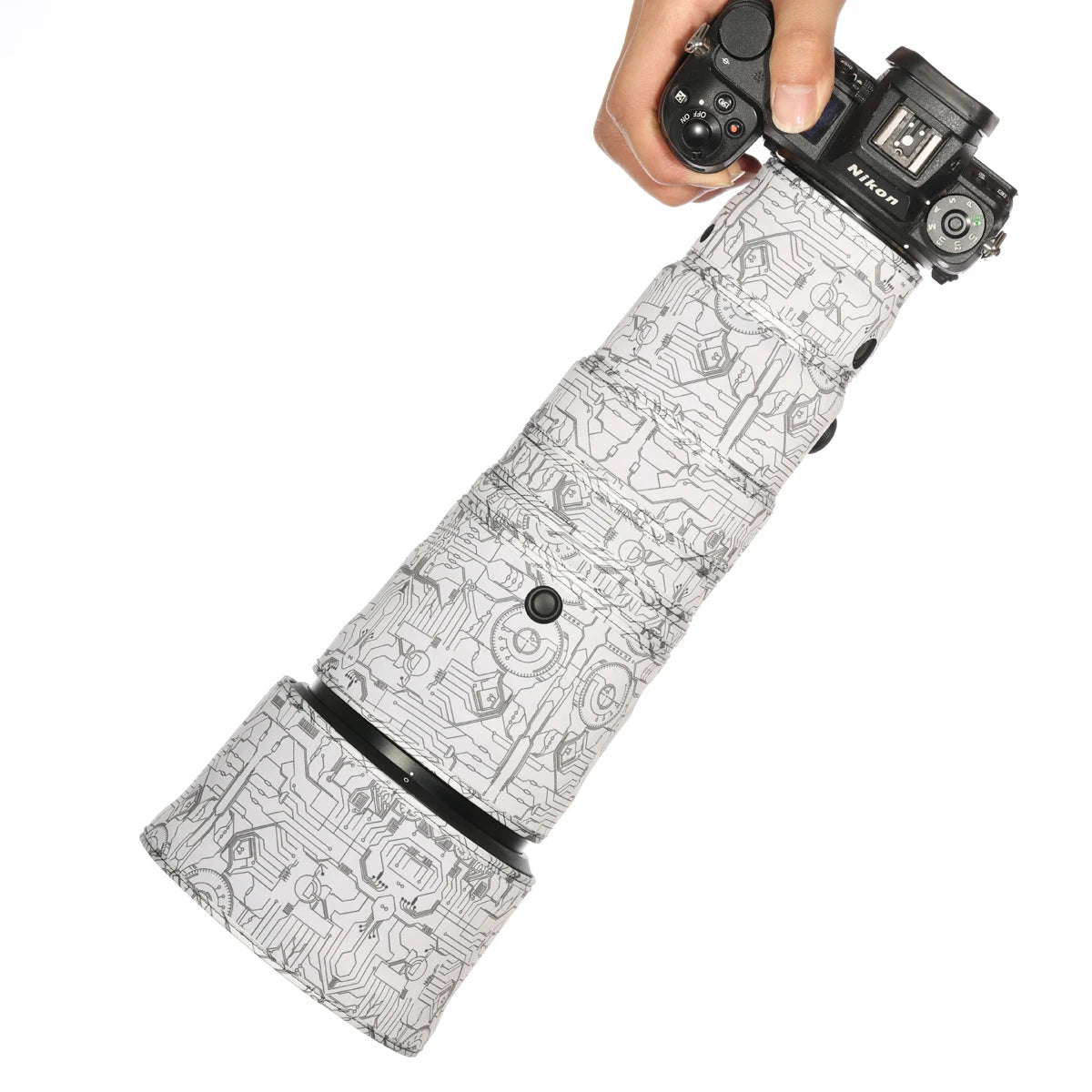 Chasing Birds camouflage lens coat for Nikon Z 180 600 mm F 5.6 6.3 VR