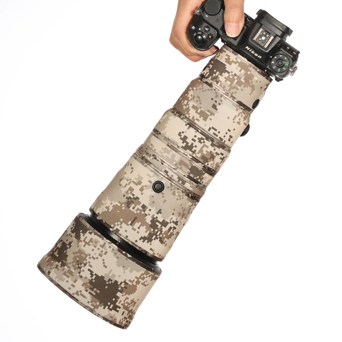 Chasing Birds camouflage lens coat for Nikon Z 180 600 mm F 5.6 6.3 VR
