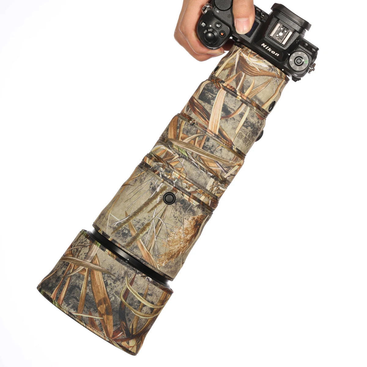 Chasing Birds camouflage lens coat for Nikon Z 180 600 mm F 5.6 6.3 VR