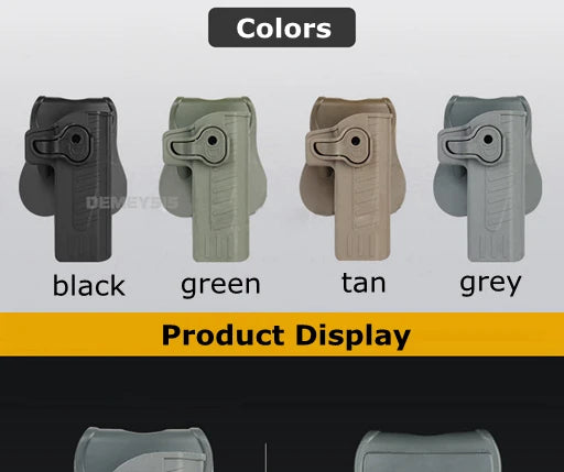 Tactical Gun Holster Men Hunting Shooting Gun Waist Belt Holster for