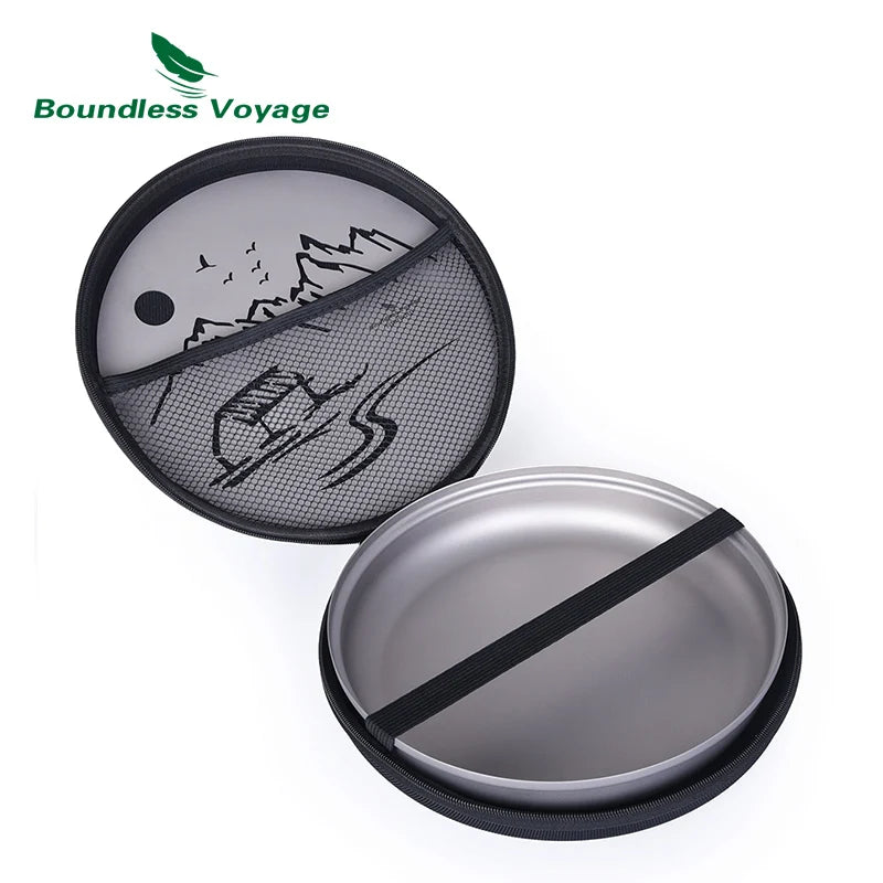 Boundless Voyage Tea Pot Cup Chinese Titanium Kung Fu Tea Set Camping Portable