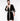 Cotton Waffle Men Kimono Bathrobe Gown Sleepwear Couple Black Robe Nightwear