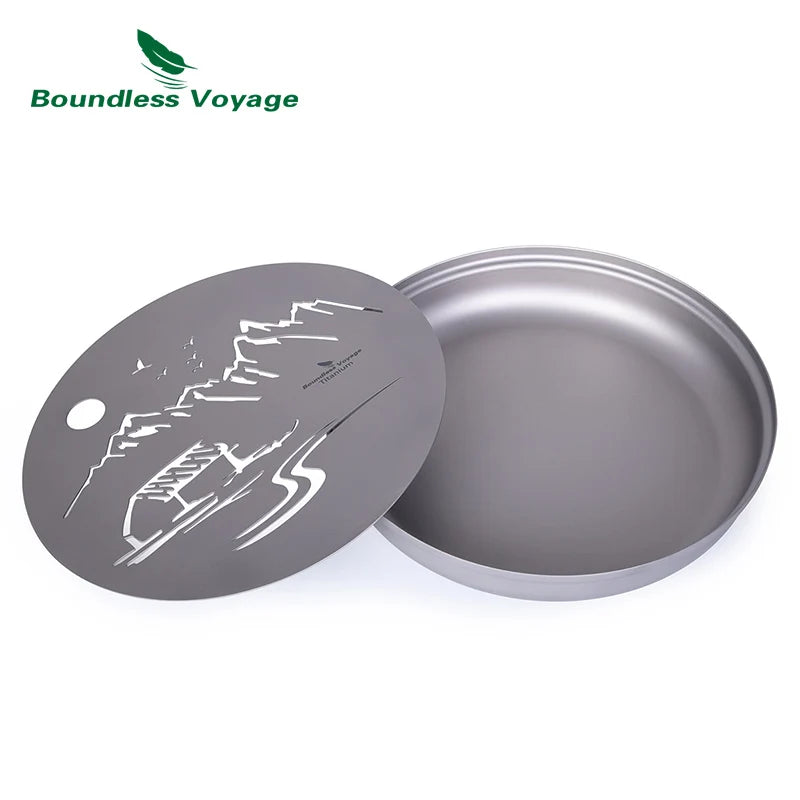 Boundless Voyage Tea Pot Cup Chinese Titanium Kung Fu Tea Set Camping Portable