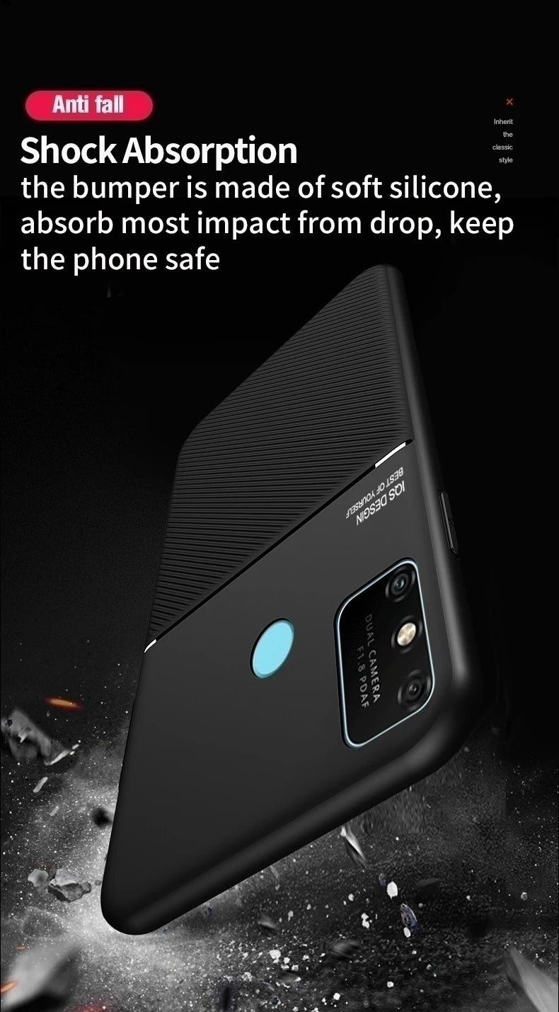 Voor Samsung A51 A71 hoesje Luxe matte magneet leren telefoonhoesje op Samsung