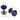 Boniskiss Men Earrings Stainless Steel Black Blue Barbell Type Stud Earrings For