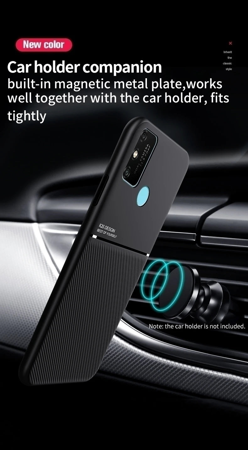 Voor Samsung A51 A71 hoesje Luxe matte magneet leren telefoonhoesje op Samsung