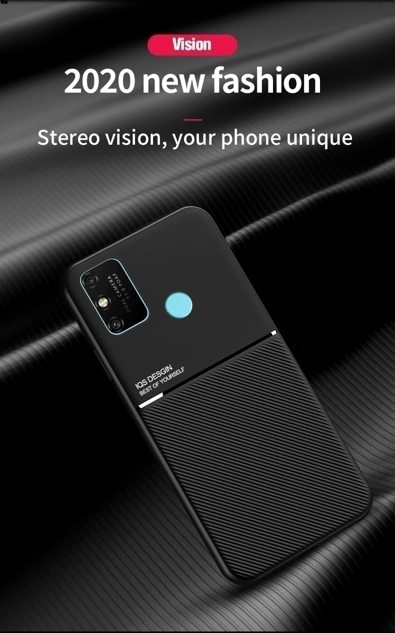 Voor Samsung A51 A71 hoesje Luxe matte magneet leren telefoonhoesje op Samsung
