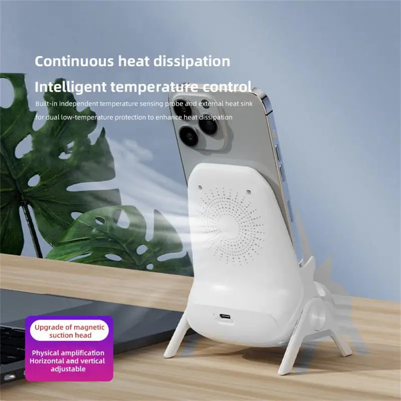 Draadloze snelladers voor op het bureau, universele snellaadbeugel voor mobiele telefoons