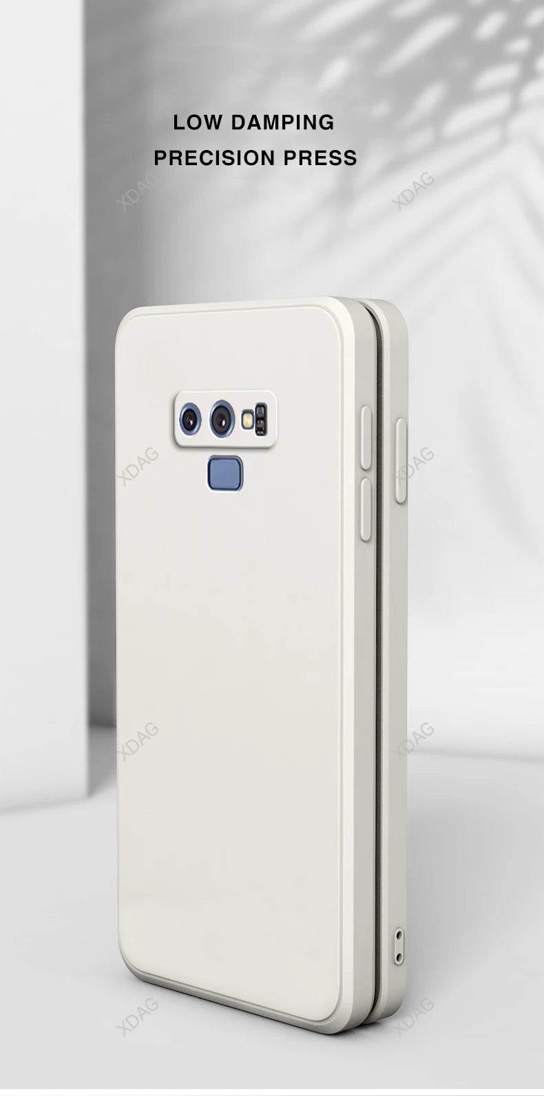 Vierkant vloeibaar siliconen hoesje voor Samsung Galaxy Note9 Note 9 telefoonhoesje Candy