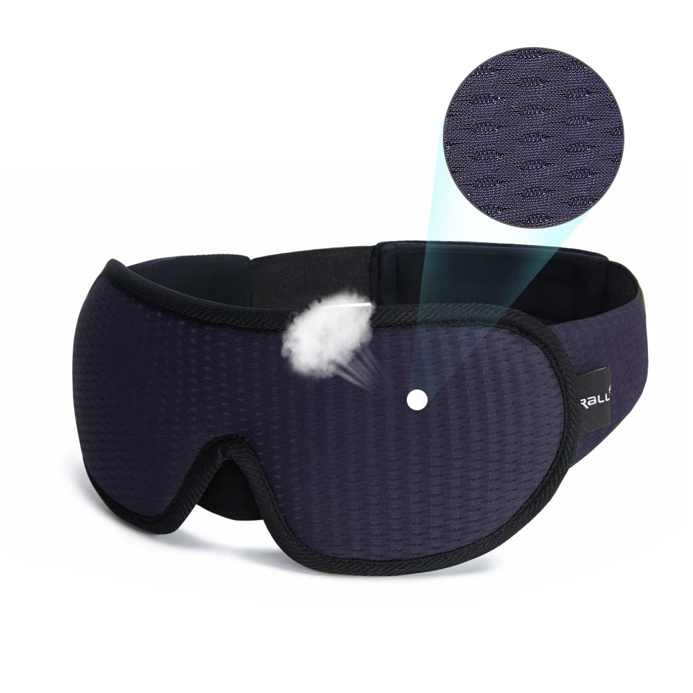 3D Slaapmasker Blokkeert Licht Zacht Gevoerd Slaapmasker Voor De Ogen Slaapmasker Oog