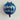 13pcs bag Blue Balloons Mixed Number Balloons Birthday Party Decorations Boys