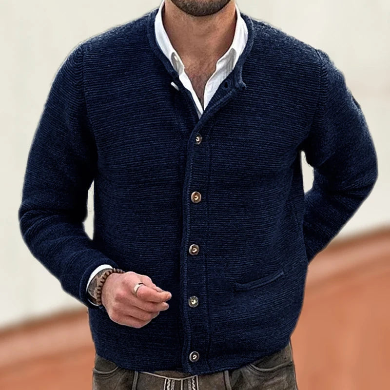 Casual Long Sleeve Slim Knitting Sweater Mens Cardigans Fall Winter Fashion