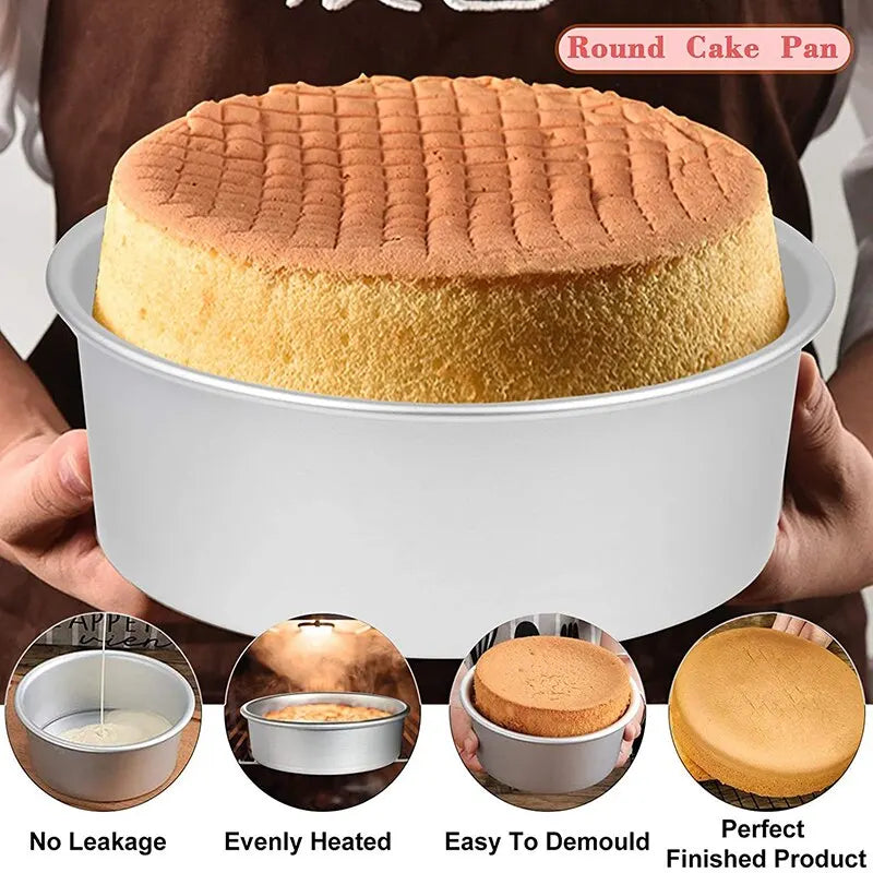 Vaste losse bodem ronde cakevorm aluminium cakevorm 4 6 8 9 10 inch cake