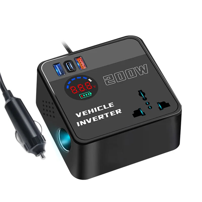 Car Inverter 12v24v to 110v220v Power Socket Conversion for Home Use