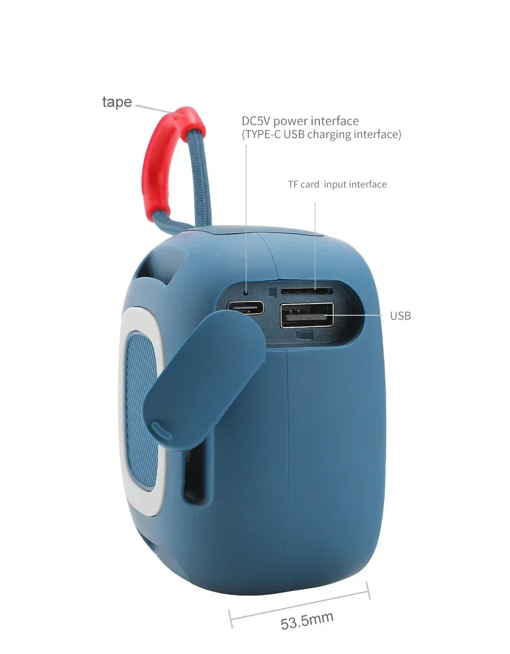 Bluetooth-luidspreker Mini draagbare IPX4 waterdichte draadloze luidsprekerondersteuning