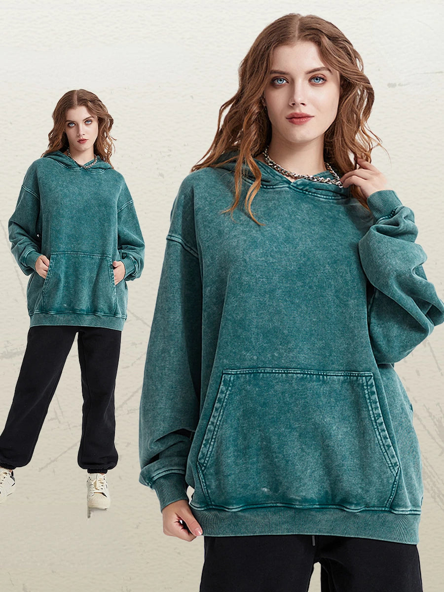 Bornladies Retro Verdikte Hoodie Mode Warme Trui 100% Katoen Dames Trend