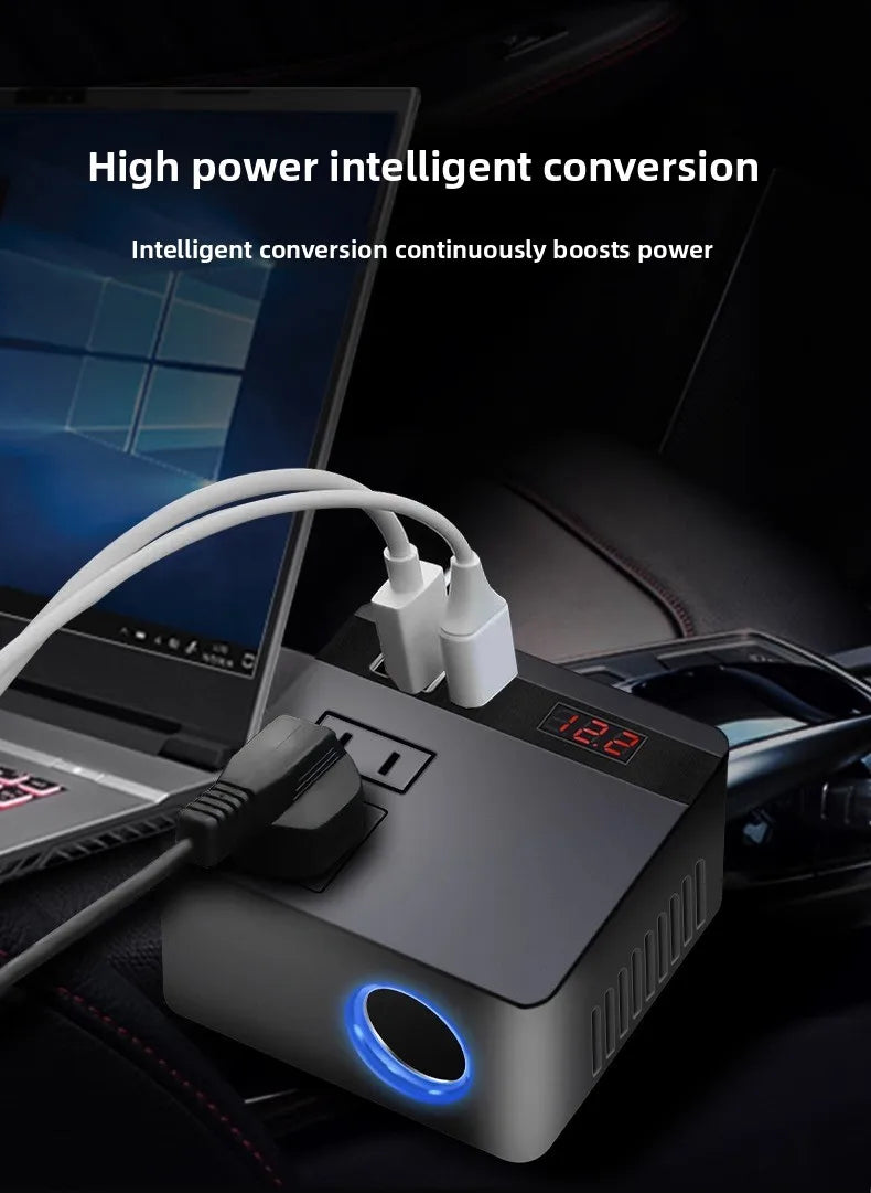 Car Inverter 12v24v to 110v220v Power Socket Conversion for Home Use