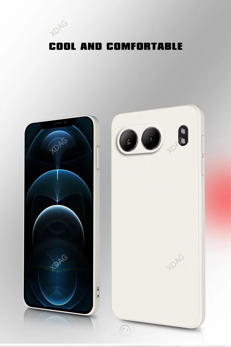 Eenvoudige vloeibare siliconen hoes voor OnePlus Nord 4 5G 6.74 Cph2663 lens