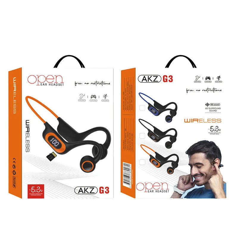 G3 Bone Conduction-hoofdtelefoon Air Conduction Bluetooth-hoofdtelefoon Draadloos