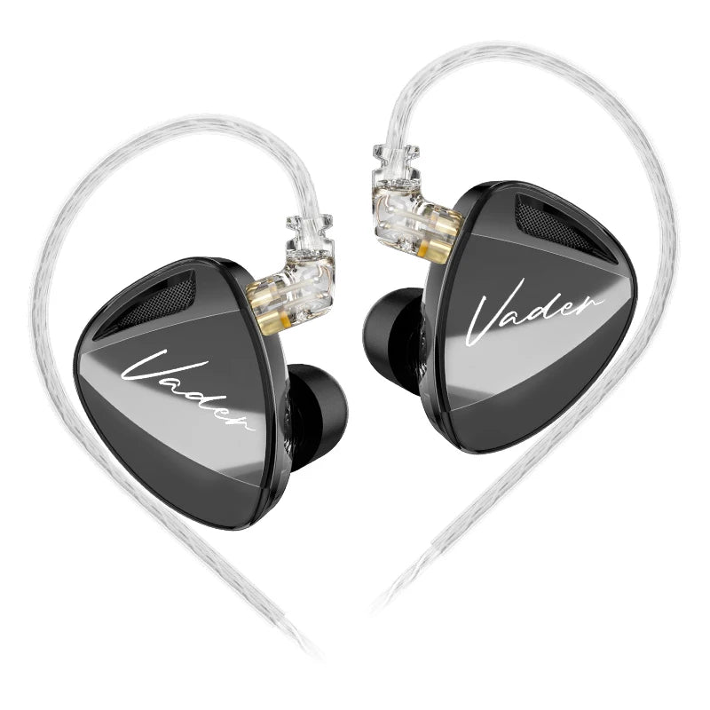 KZ Vader hoofdtelefoonmonitor, high fidelity hoofdtelefoon, aanpasbaar en