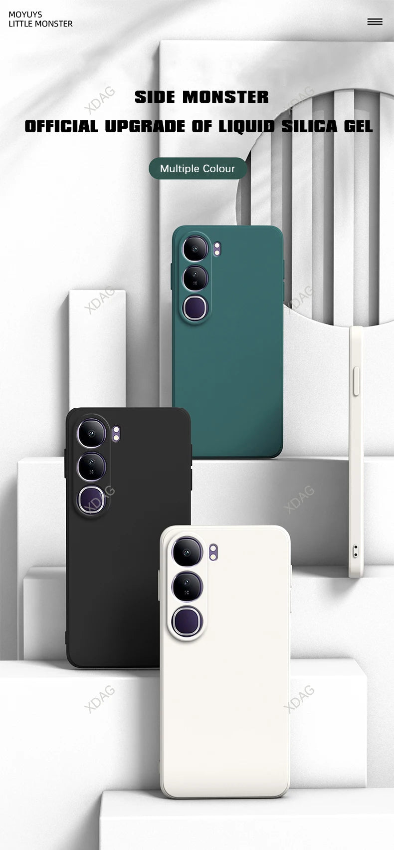 Accessoires voor Vivo V40 Lite IDN 5G 6.67 V2417 Simple Telefoonhoesje Vloeibaar