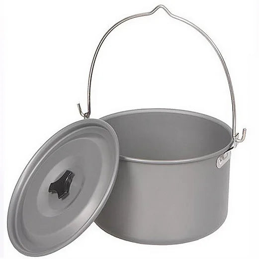 Outdoor Tableware Big Capacity Aluminum Alloy Camping Picnic Hanging Cookware