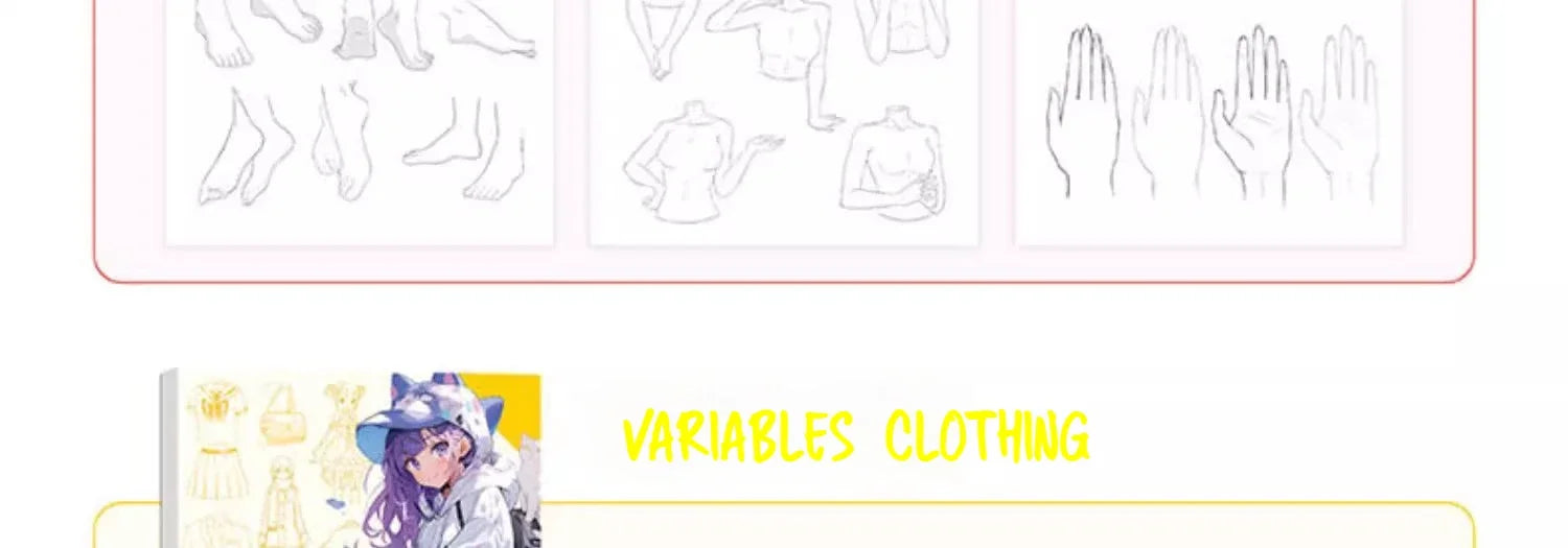 Cartoon Coloring Book Beginner Painting Technique Workbook Comic Manga Images