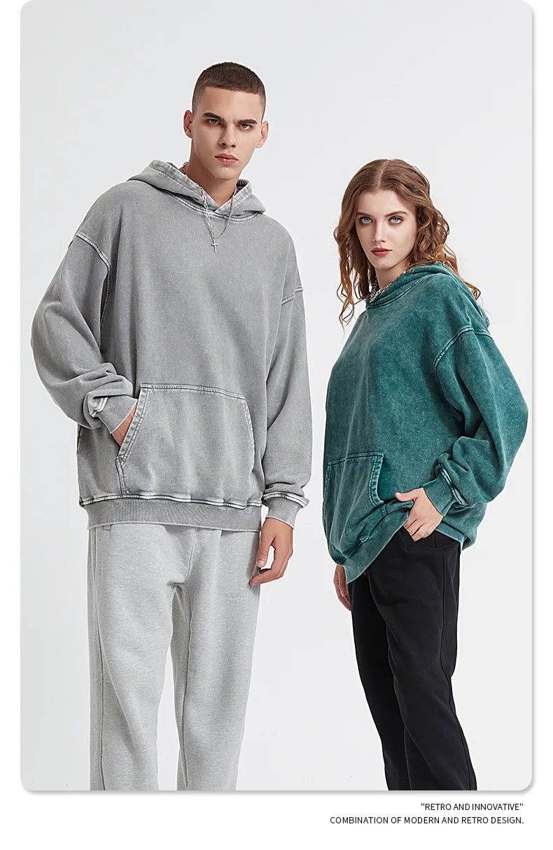 Bornladies Retro Verdikte Hoodie Mode Warme Trui 100% Katoen Dames Trend