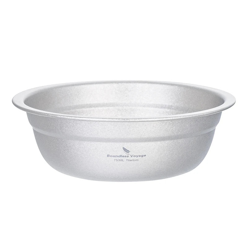 Boundless Voyage Titanium Bowl Rice Soup Salad Serving Bowl Ultralight Outdoor
