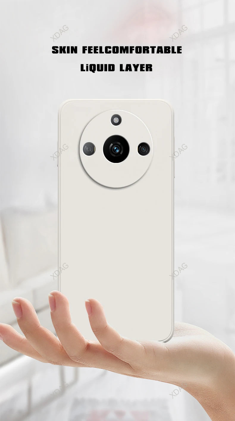 Telefoonhoesje voor Oppo Realme 11 Pro 11Pro Plus Pro+ 5G Eenvoudige lensbescherming