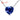 925 silver heart shape 10 10mm Royal blue Cornflower Blue color lab grwon created sapphire