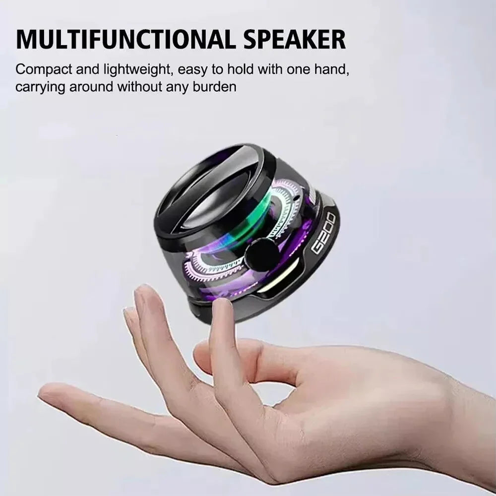 Mini Portable Bluetooth Speaker G200 RGB Color Light Magnetic Speaker Bt5.3