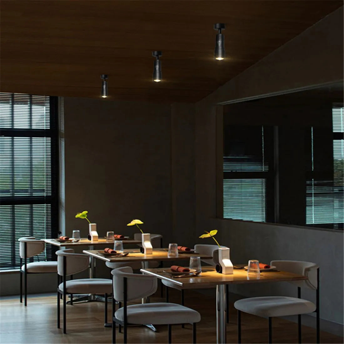 Verstelbare 5 6 8 10 Smalle stralingshoek Zwart Wit LED Focus Plafond