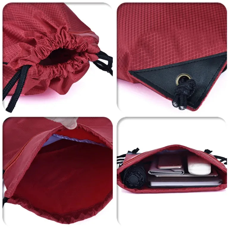 Lightweight Drawstring Sports Bag Large Capacity Basketball Bag Football Bag Outdoor Sports Portable