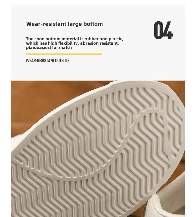Casual Trendy Summer Shell Head Men s Shoes Breathable Niche Design Sensibility Sports White
