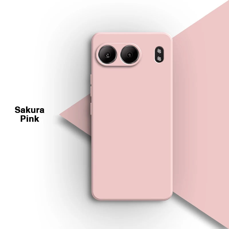 Eenvoudige vloeibare siliconen hoes voor OnePlus Nord 4 5G 6.74 Cph2663 lens