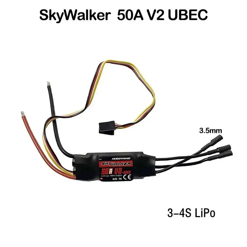 Hobbywing Skywalker 20a 30a 40 50a 60 80a 100a Brushless Esc Speedcontroler With