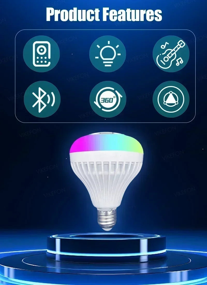 Bluetooth-luidspreker LED-muzieklamp met ingebouwde draadloze smart