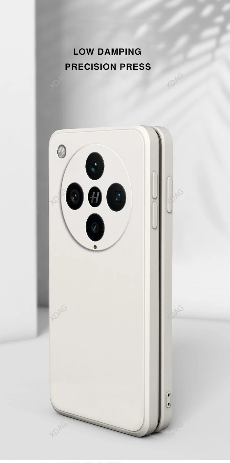 Basic telefoonhoesje voor Oppo Find X8 Pro X8Pro 5G Classic Square vloeibare siliconen