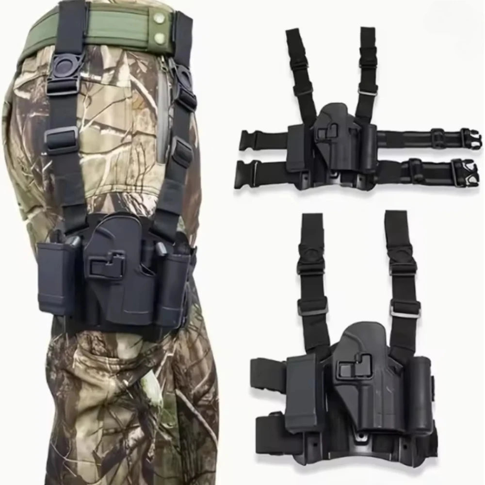 Tactical Gun Pistol Holster for G ock 17 19 USP 1911 M92 P226 Sig Outdoor Hidden Leather Holster