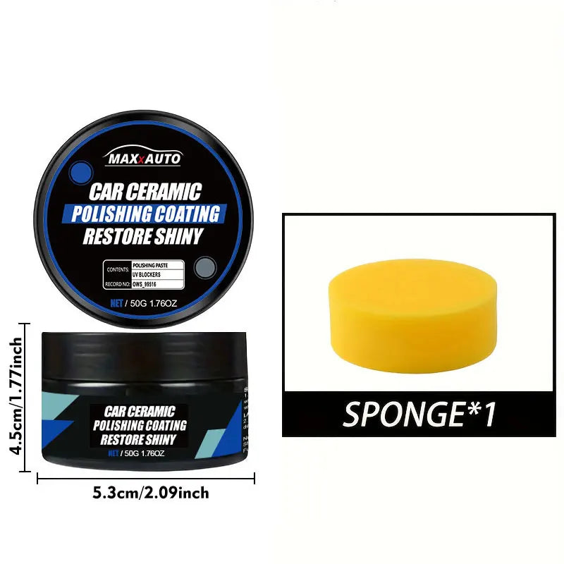 Ceramic Nano Polish Wax for Car Paint Scratch Repair Coating Plated Crystal