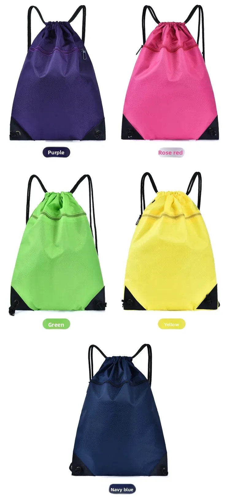 Lightweight Drawstring Sports Bag Large Capacity Basketball Bag Football Bag Outdoor Sports Portable