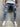 Mode Heren Geschilderde Stretch Skinny Jeans Slim Fit Gescheurd Versleten Geplooide Knie