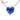 925 silver heart shape 10 10mm Royal blue Cornflower Blue color lab grwon created sapphire
