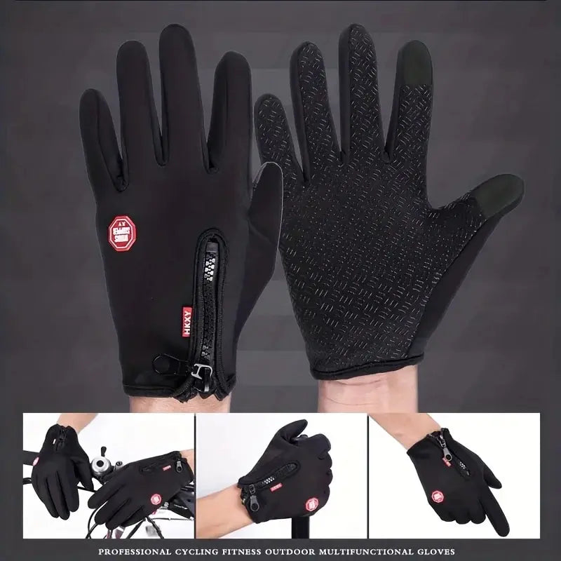 Buitenfiets handschoenen, fietsen voor warmte en antislip in herfst en winter