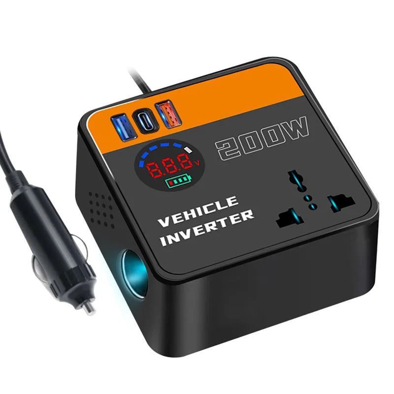Car Inverter 12v24v to 110v220v Power Socket Conversion for Home Use