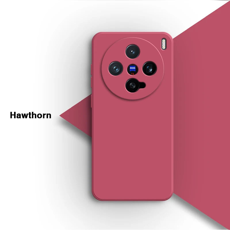 Eenvoudige telefoonhoes voor Vivo X200 Pro Mini 5G 6.31 Hoogwaardige vloeibare siliconen