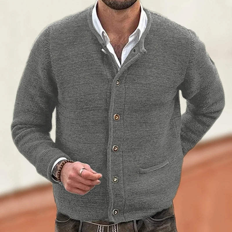 Casual Long Sleeve Slim Knitting Sweater Mens Cardigans Fall Winter Fashion