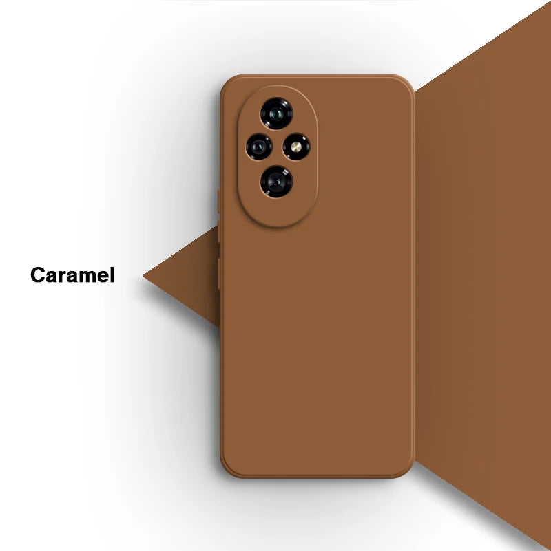 Eenvoudige telefoonhoes voor Honor 200 Pro 200Pro 5G, eenvoudig schokbestendig, vierkant, vloeistofbestendig